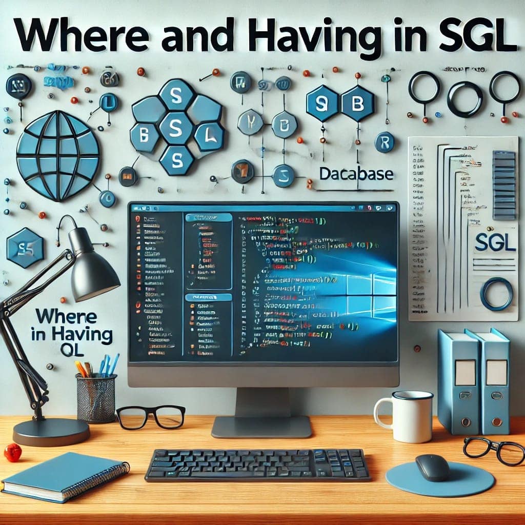 WHERE and HAVING in SQL