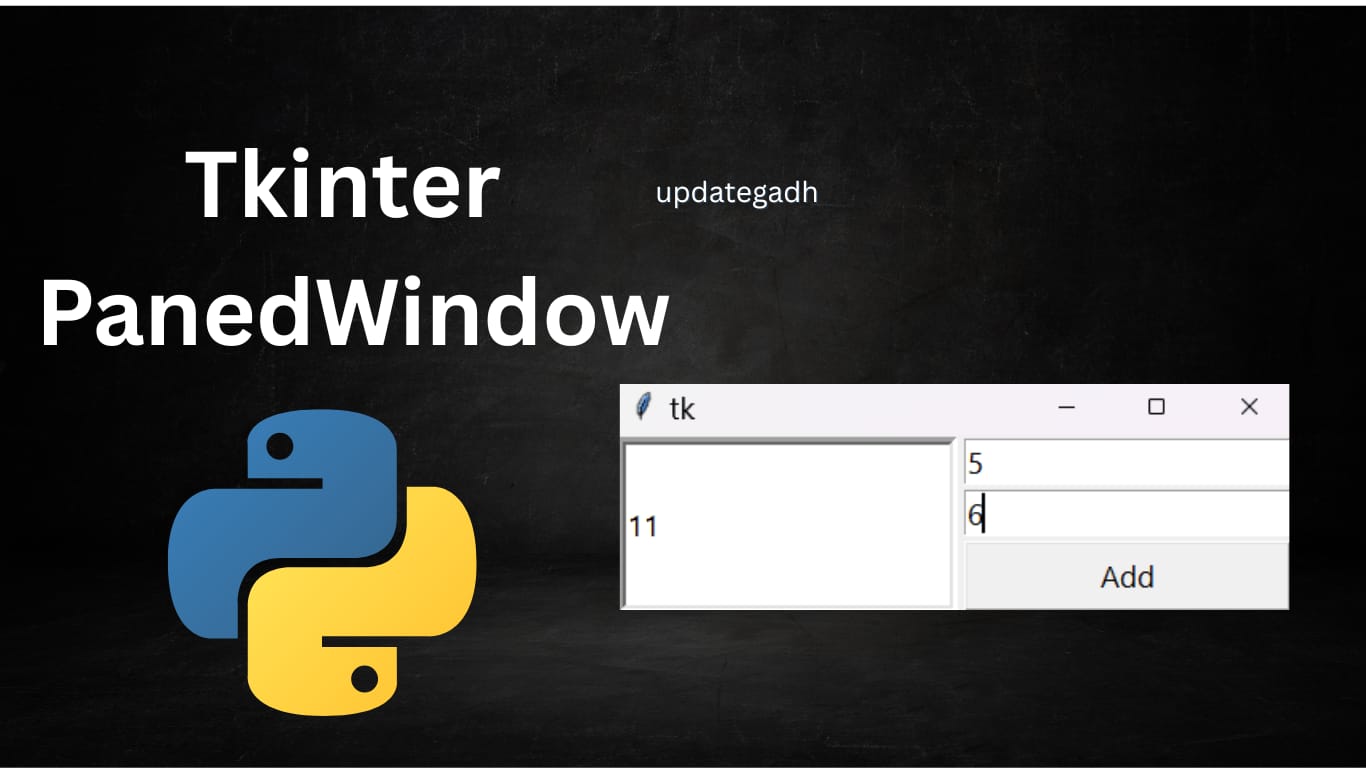 Tkinter PanedWindow