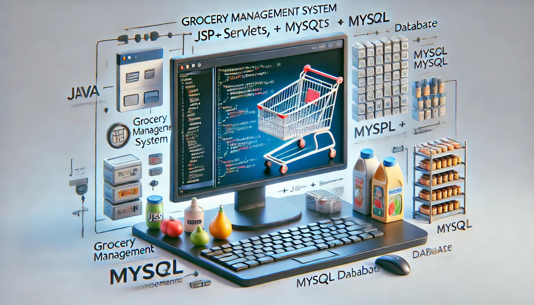 Grocery Management System Using JSP & Servl