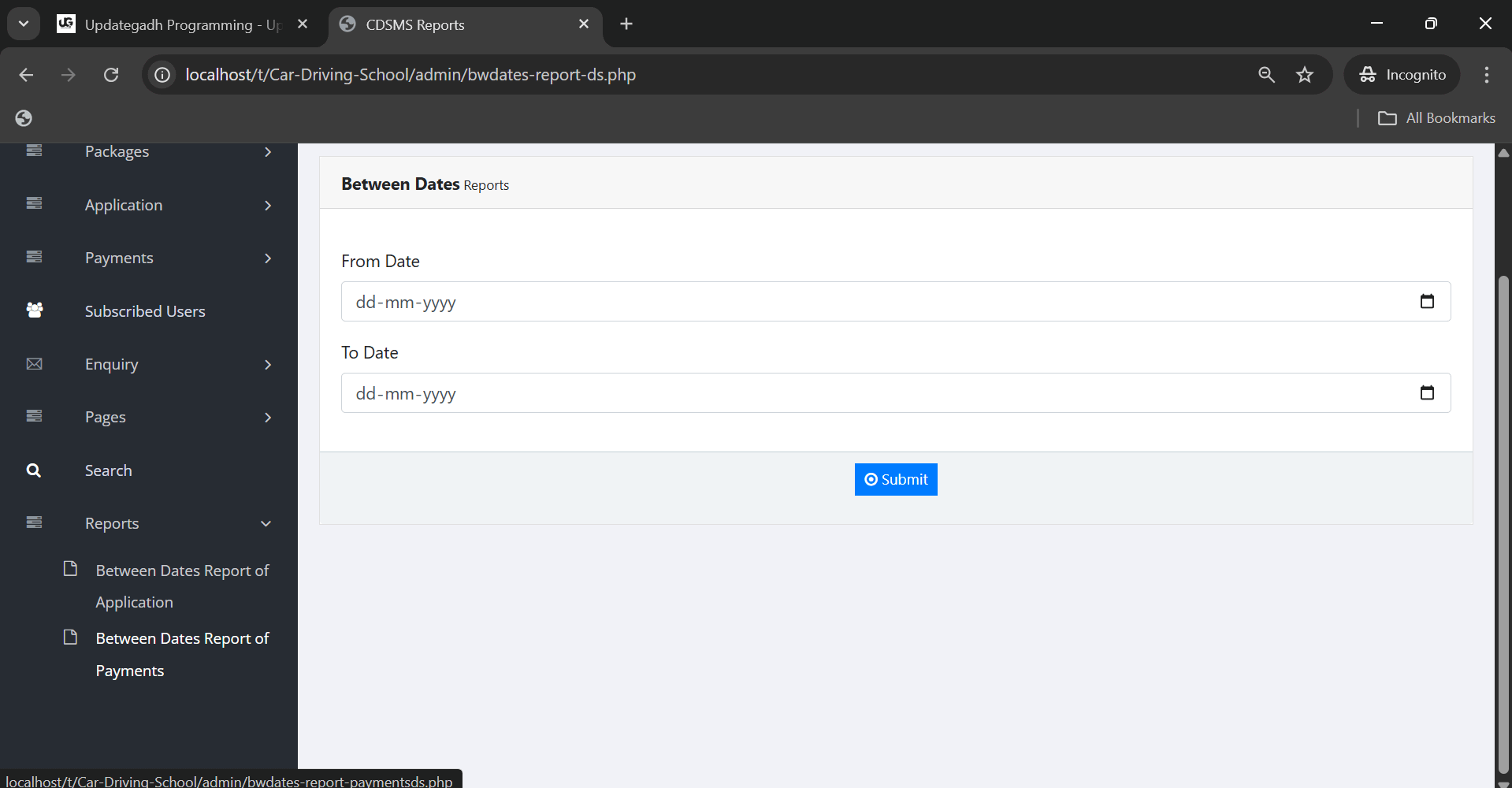 Car-Training-Driving-School-Management-System-7 Best Car Driving School Management System Using PHP and MySQL