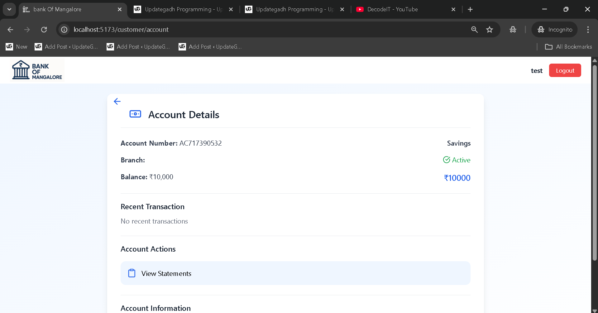 Banking-Management-System-7 Best Banking Management System (MERN Stack)