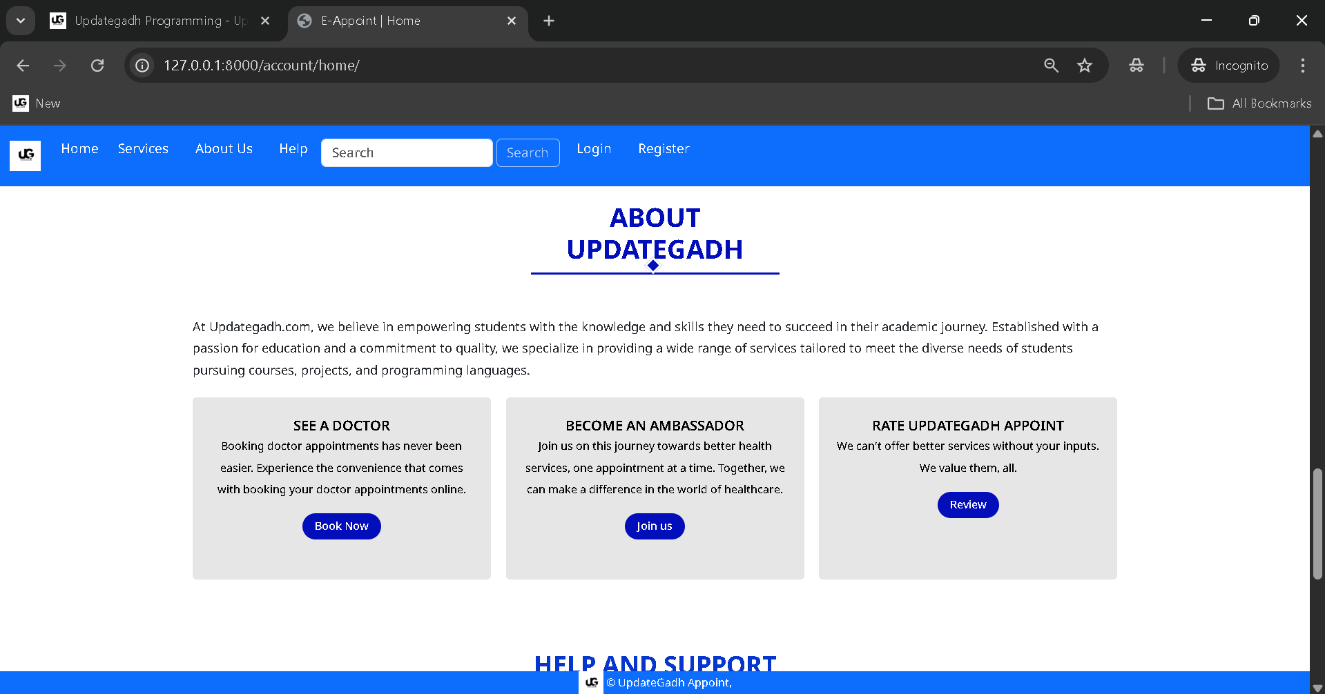 Doctor-Appointment-Management-System-using-Django-7 Best Doctor Appointment Management System using Django