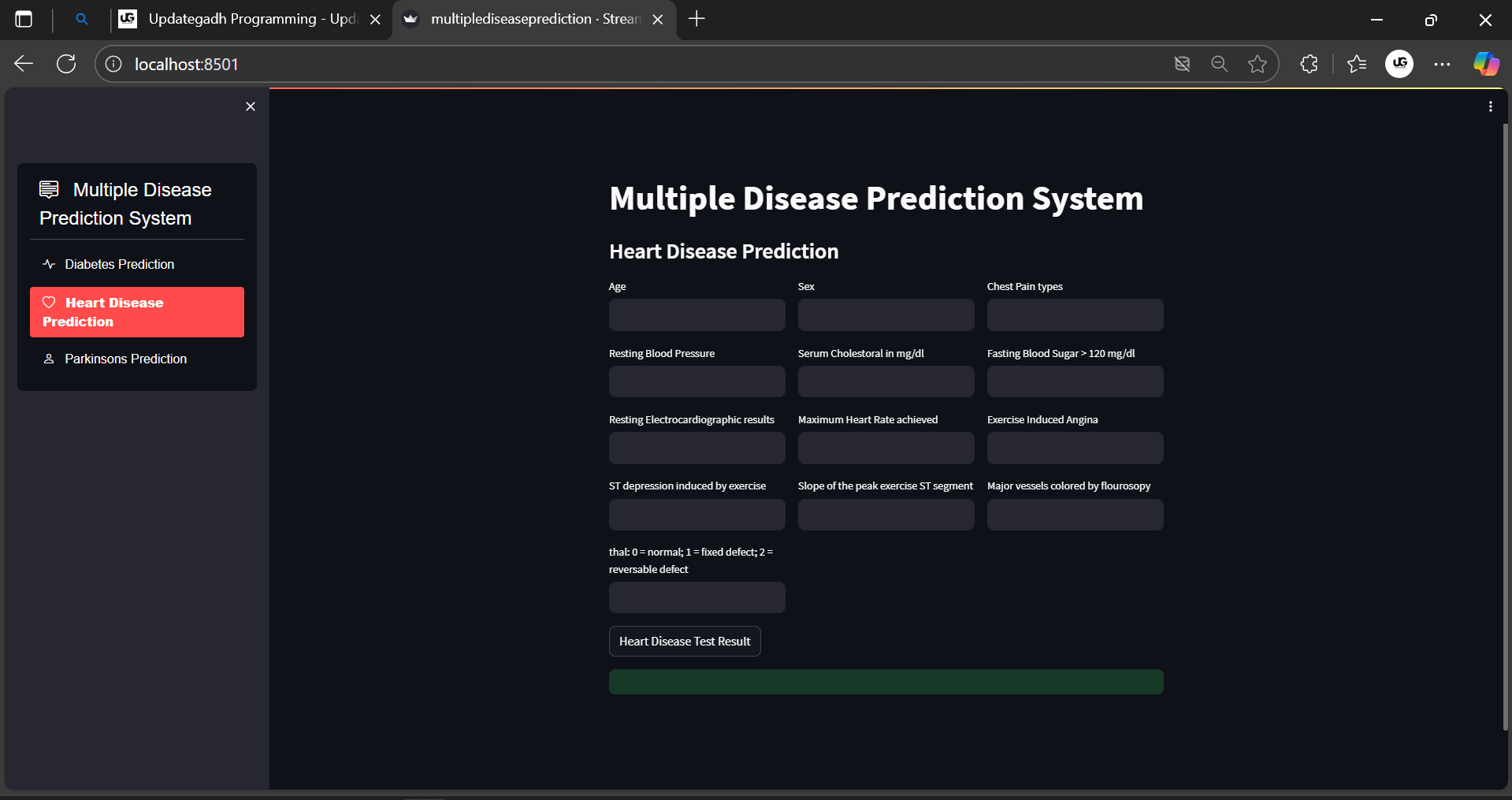Multiple-Disease-Prediction-System-2 Best Multiple Disease Prediction System using Machine Learning