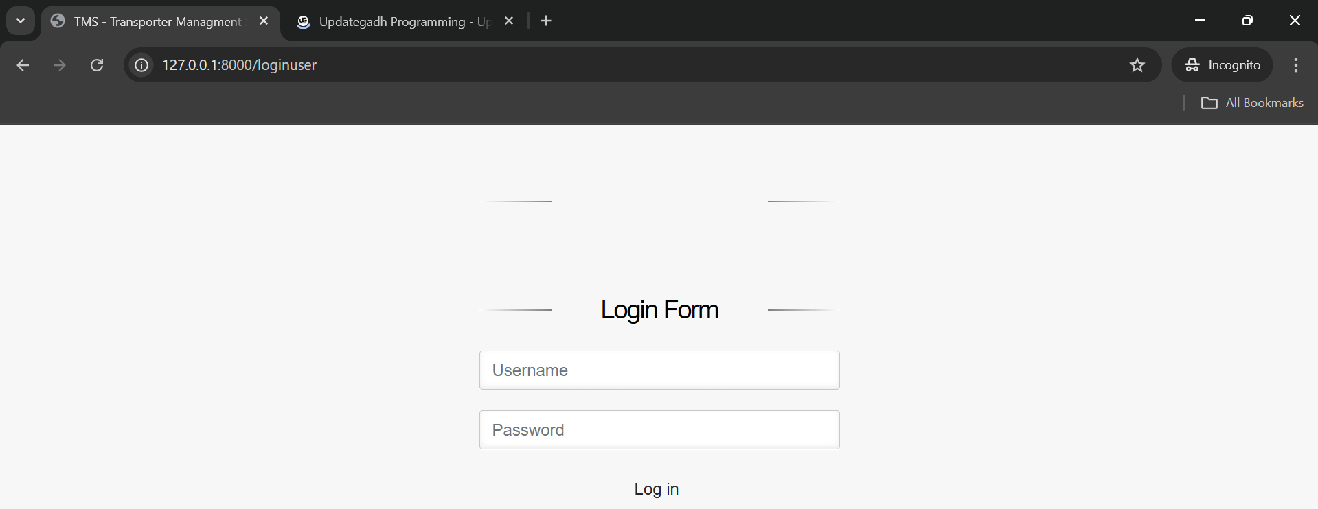 Transport-Management-System-1 Best Transport Management System Python Django MySQL Project