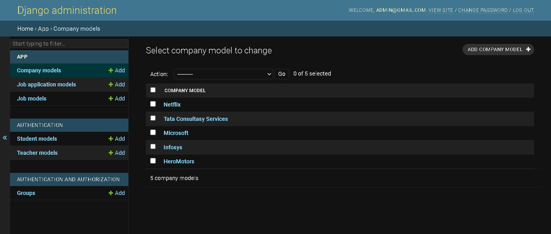 Placement-Management-System-8 Best Placement Management System Using Python