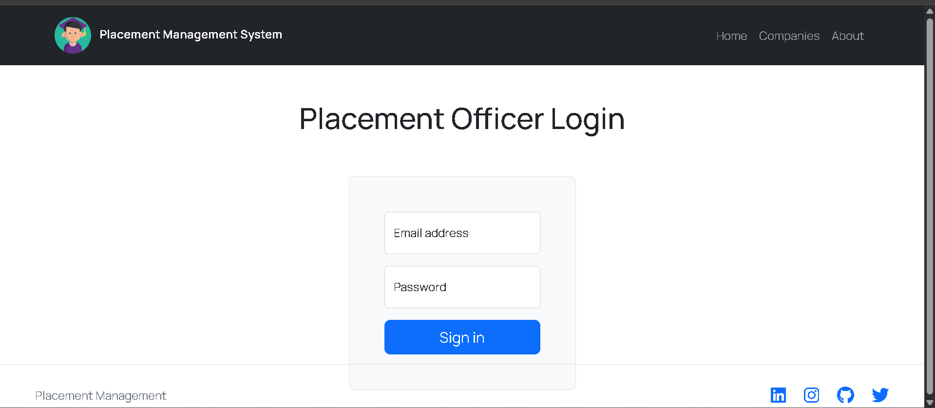 Placement-Management-System-10 Best Placement Management System Using Python
