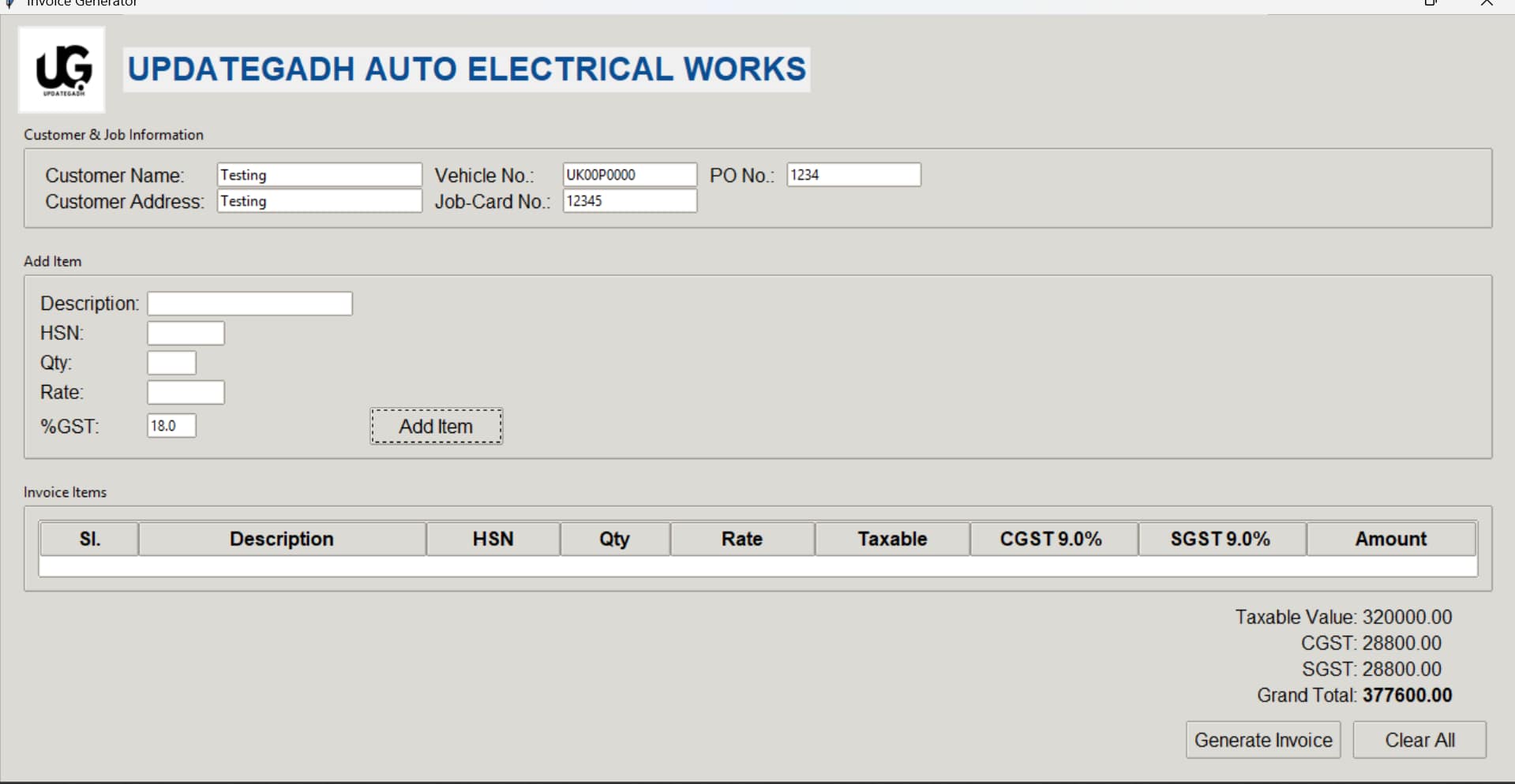 Invoice-Generator-2 Best Invoice Generator – Dual Interface Python Application for GST Billing