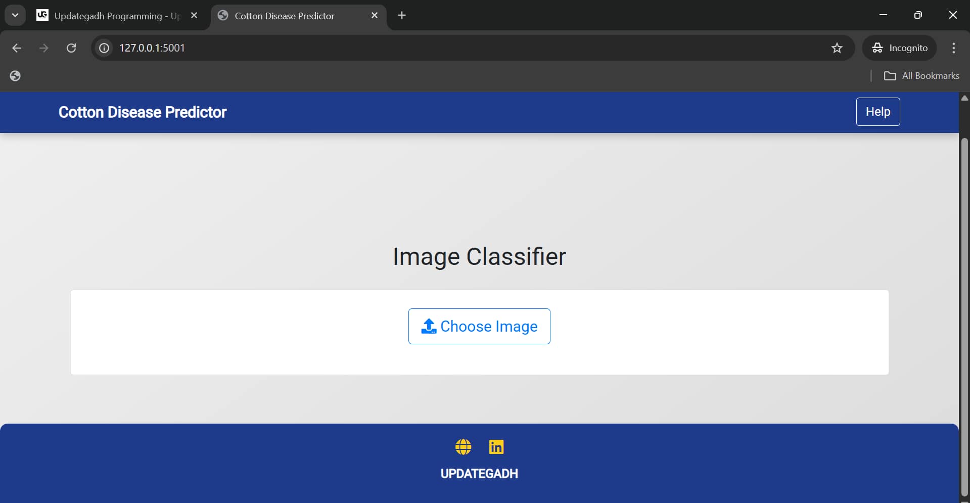 Cotton-Disease-Predictor-2 Best Cotton Disease prediction — AI-Powered Plant Health Classification Web App