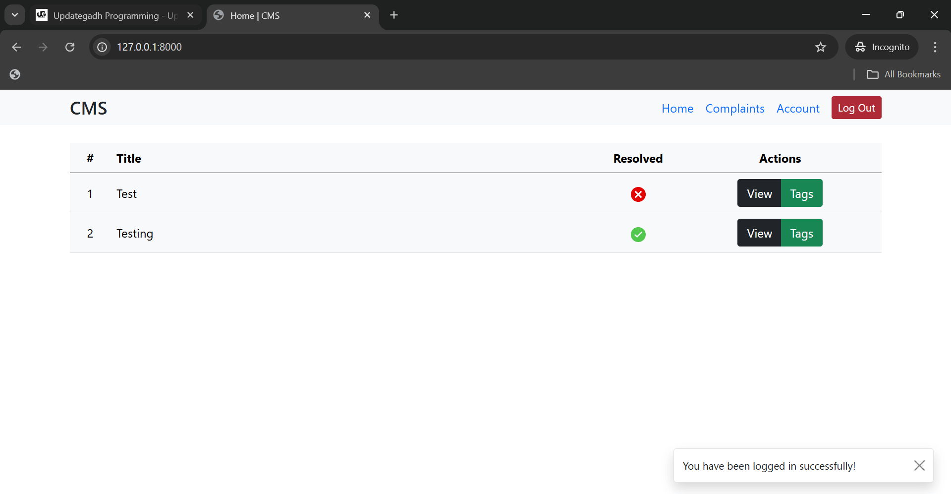 Complaint-Management-System-2 Best Complaint Management System Using Python Django Web Application