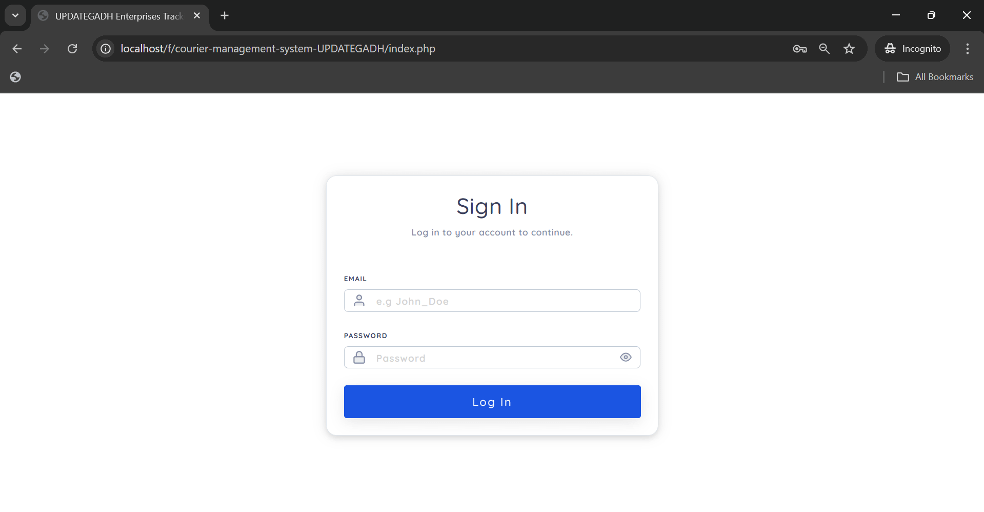 Courier-Management-System-1 Courier Management System – A Complete Web-Based Parcel Tracking and Delivery Solution