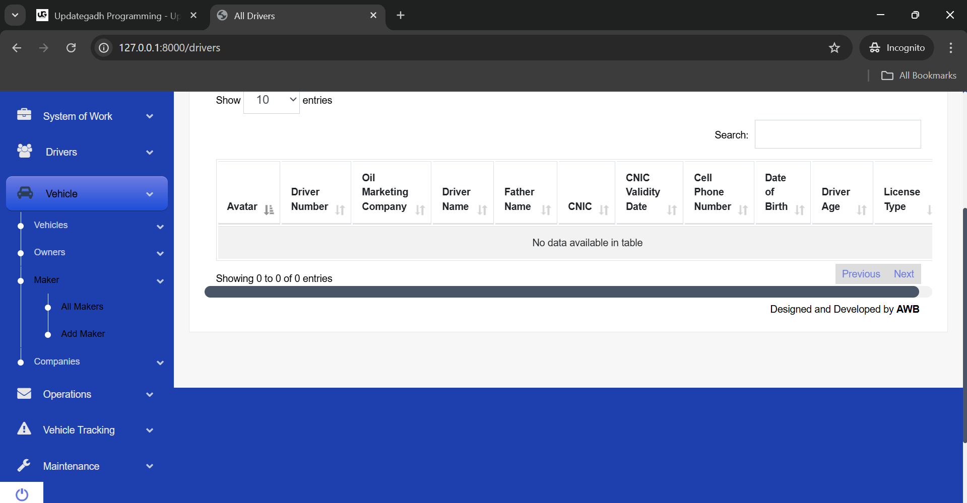 Transport-Management-System-3 Best Transport Management System Python Django MySQL Project