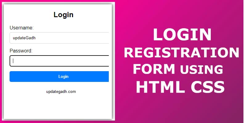 image-40 Login and Registration Form Using HTML , CSS & JavaScript(Source Code) Just 3 Steps wow ! "