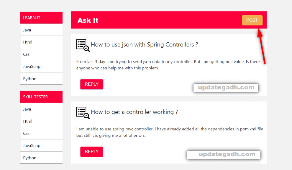 image-33 Free Project : Building an E-Learning Portal using Java, Spring MVC, Hibernate, Spring Security, and JSP