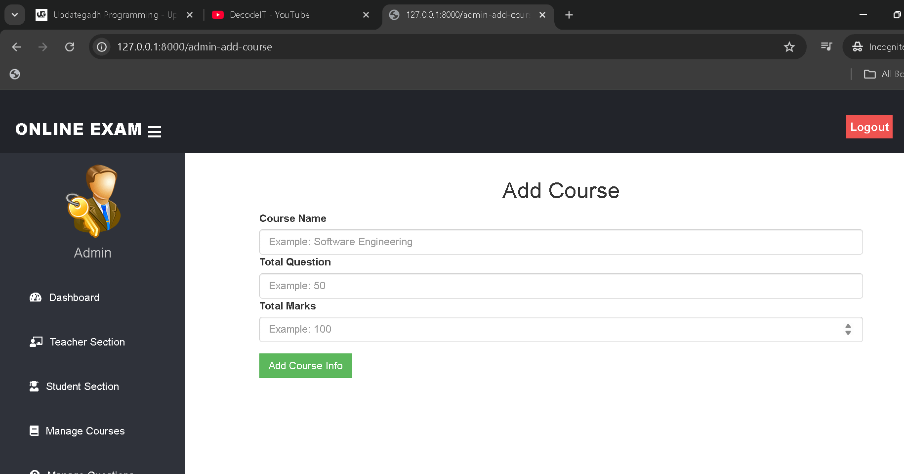 Online-Examination-System-using-Python-and-Django-10 Best Online Examination System using Python and Django
