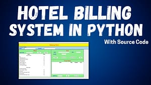 Hotel-Billing Code Snippets
